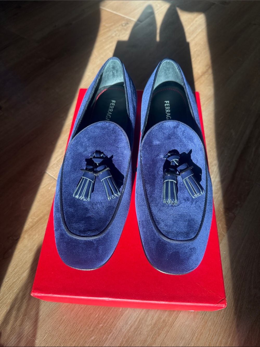 Salvatore Ferragamo | Shoes | Salvatore Ferragamo Navy Suede